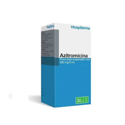 Azitromicina suspensión 200 mg/5mL