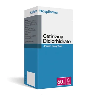Cetirizina jarabe 5 mg/5mL