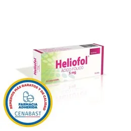 Ácido fólico 5 mg 30 comprimidos