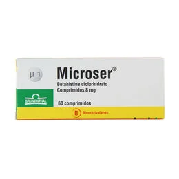 Betaserc 8 mg 30 comprimidos