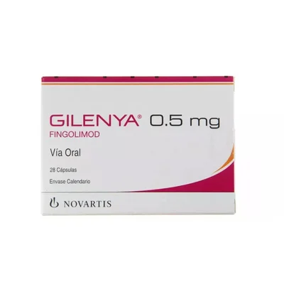 Gilenya 0.5 mg 28 cápsulas
