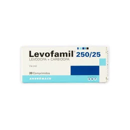 Sinemet 100/25 mg 30 comprimidos