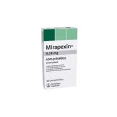 Mirapex 0.25 mg 30 comprimidos