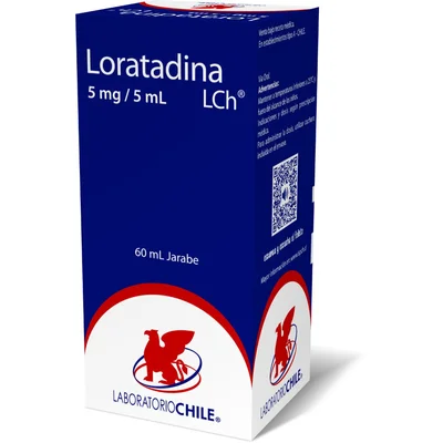 Loratadina jarabe 5 mg/5mL