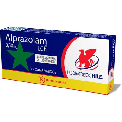 Alprazolam 0.5 mg 30 comprimidos