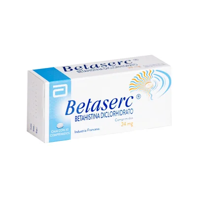 Betaserc 24 mg 30 comprimidos
