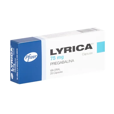 Lyrica 75 mg 28 cápsulas