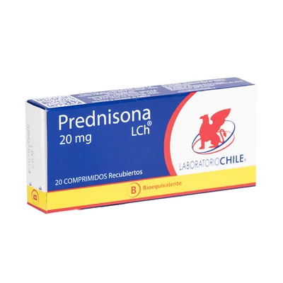 Prednisona 20 mg 30 comprimidos