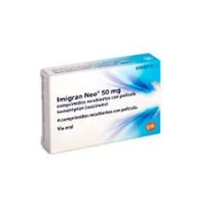 Sumatriptán 50 mg 6 comprimidos